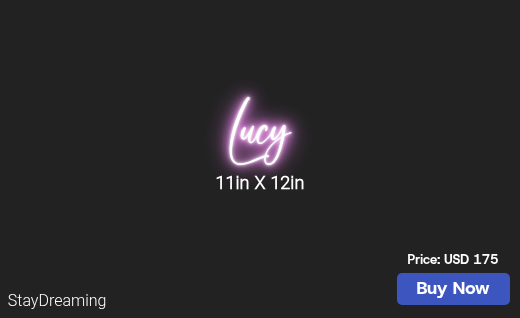 CUSTOM NEON SIGN FOR Ebb2000