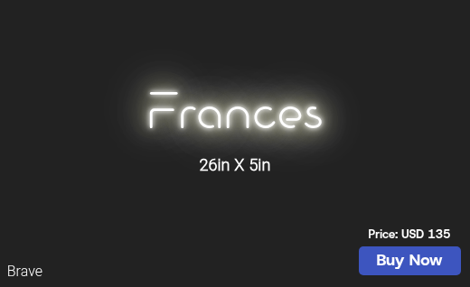 CUSTOM NEON SIGN FOR Jenkies76