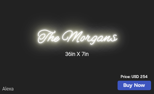 CUSTOM NEON SIGN FOR Alexajanaye15