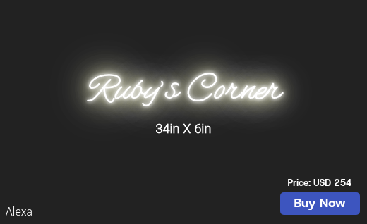 CUSTOM NEON SIGN FOR Pvstacey