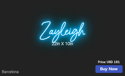CUSTOM NEON SIGN FOR Jassirenae