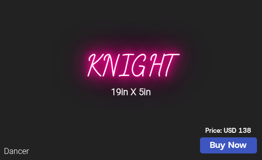 CUSTOM NEON SIGN FOR Timberknight62