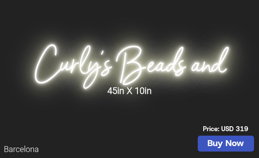 CUSTOM NEON SIGN FOR Hutbrown