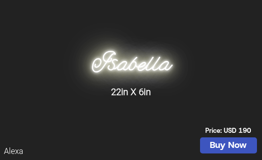 CUSTOM NEON SIGN FOR Ahtziry726
