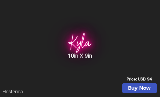 CUSTOM NEON SIGN FOR Chelzgln09