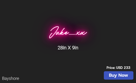 CUSTOM NEON SIGN FOR Diamondcutz2019