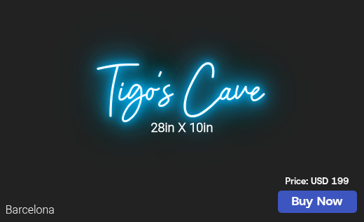 CUSTOM NEON SIGN FOR Gantigo01