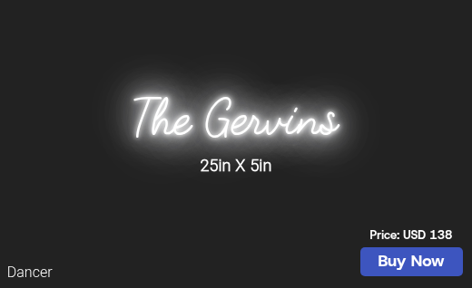 CUSTOM NEON SIGN FOR Schevette0519