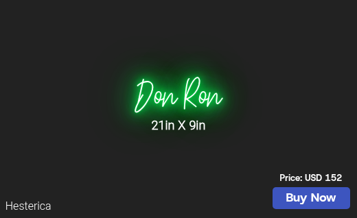 CUSTOM NEON SIGN FOR Rsdbrown28