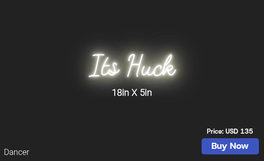 CUSTOM NEON SIGN FOR Anotherhotflashproductions