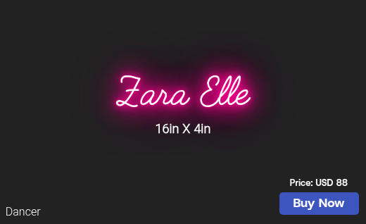 CUSTOM NEON SIGN FOR Happilyeverselzer