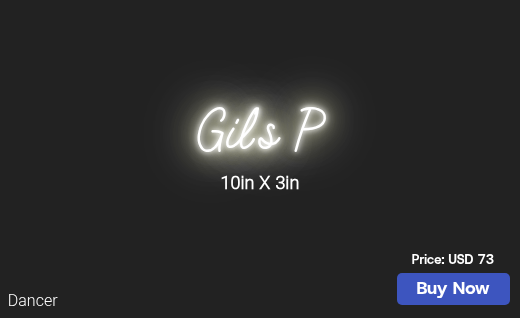 CUSTOM NEON SIGN FOR Gjtasha