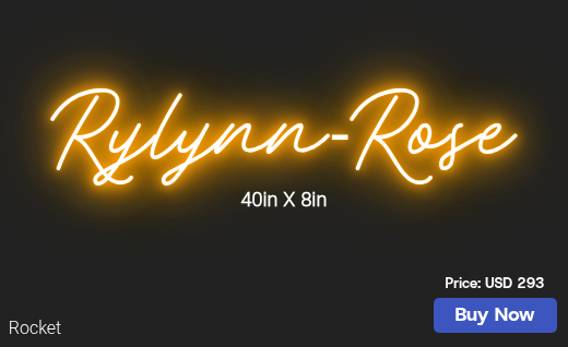 CUSTOM NEON SIGN FOR Paigedufault1498