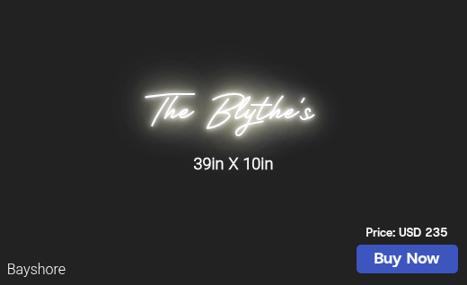 CUSTOM NEON SIGN FOR Rhondamneighbors