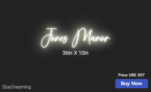 CUSTOM NEON SIGN FOR Sherrijones1170