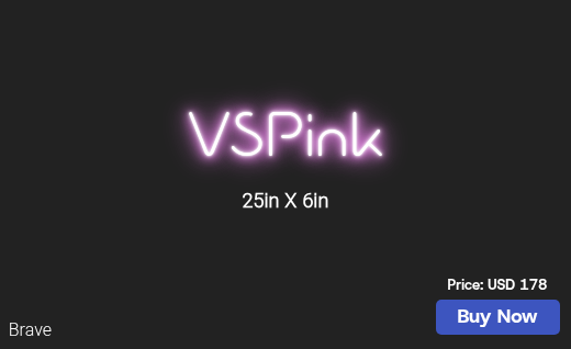 CUSTOM NEON SIGN FOR Shop