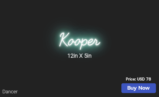 CUSTOM NEON SIGN FOR Thomasromack