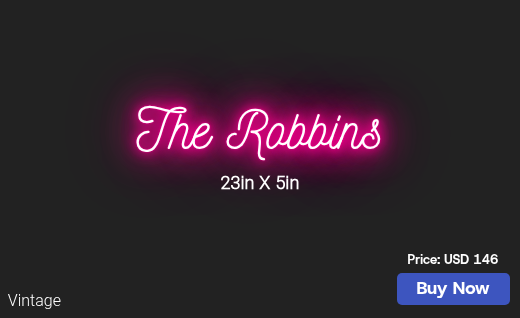 CUSTOM NEON SIGN FOR Mholbrook2503