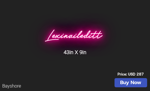 CUSTOM NEON SIGN FOR Alexiajohnson233