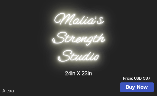 CUSTOM NEON SIGN FOR Mekelayaie