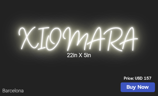 CUSTOM NEON SIGN FOR Marlo Ortiz