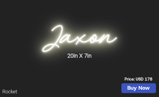 CUSTOM NEON SIGN FOR Uhlichjax