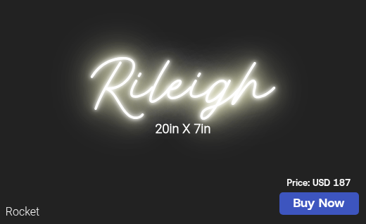 CUSTOM NEON SIGN FOR Ljjacob422