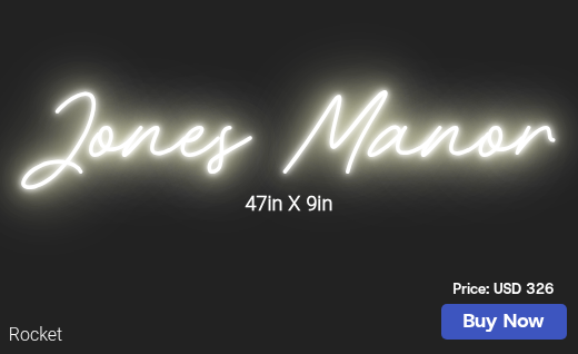 CUSTOM NEON SIGN FOR Sherrijones1170
