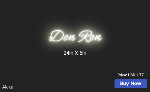 CUSTOM NEON SIGN FOR Rsdbrown28