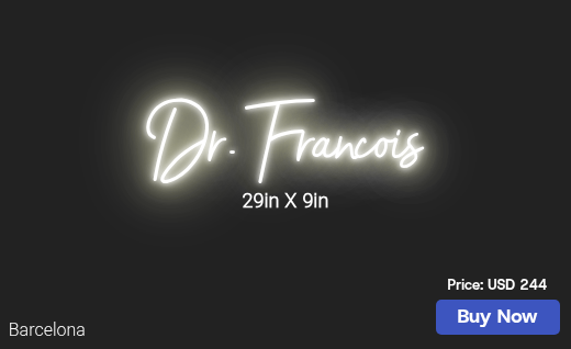 CUSTOM NEON SIGN FOR Esprandaf