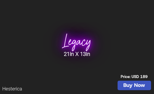 CUSTOM NEON SIGN FOR Tmcchesney111
