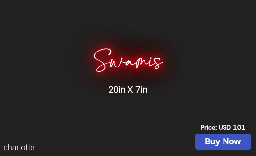 CUSTOM NEON SIGN FOR Digitaltobolsky