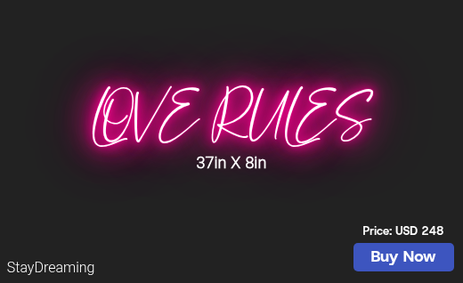 CUSTOM NEON SIGN FOR Aminkovsky00