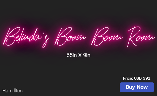 CUSTOM NEON SIGN FOR Poppydeelite