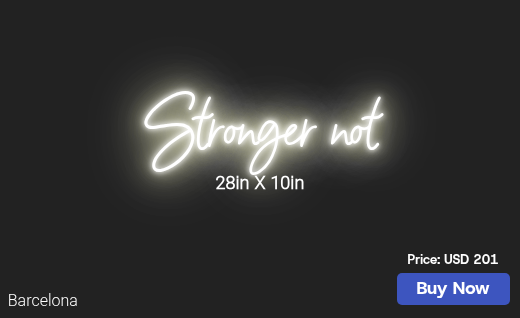 CUSTOM NEON SIGN FOR Etharp7