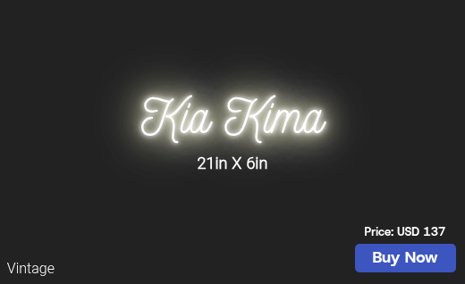 CUSTOM NEON SIGN FOR Iambutrutoo