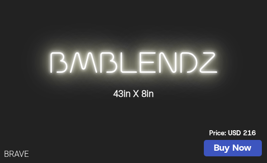 CUSTOM NEON SIGN FOR Brandon Sjq03