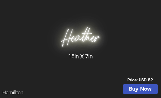 CUSTOM NEON SIGN FOR Heatherlbowden