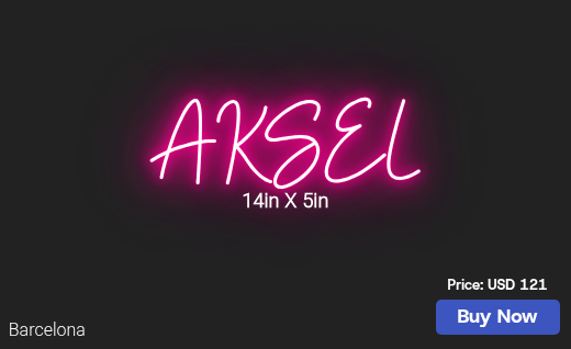 CUSTOM NEON SIGN FOR Klavuhn