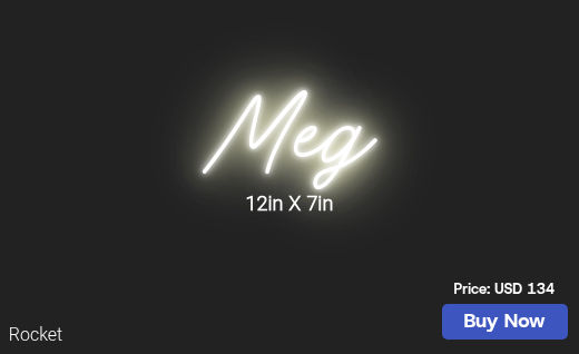 CUSTOM NEON SIGN FOR Meghanbeth2002