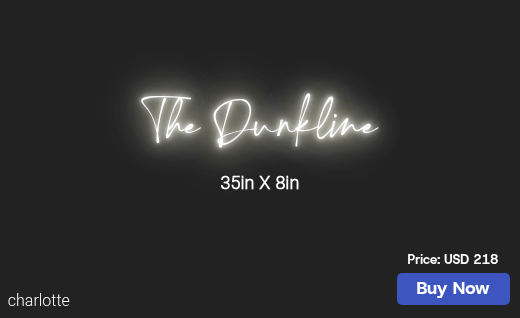 CUSTOM NEON SIGN FOR Ndunklin