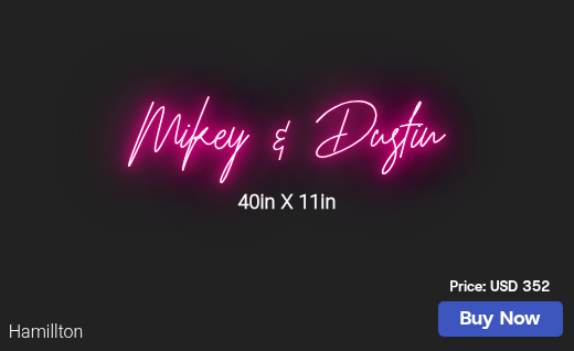 CUSTOM NEON SIGN FOR Michaelswetz