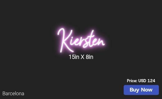 CUSTOM NEON SIGN FOR Rtanner1