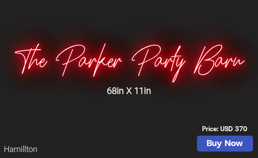 CUSTOM NEON SIGN FOR Petteyfamily