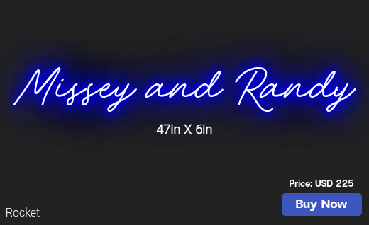 CUSTOM NEON SIGN FOR Silverrockstar1