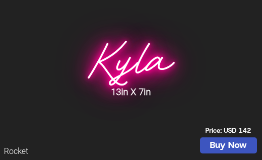 CUSTOM NEON SIGN FOR Chelzgln09