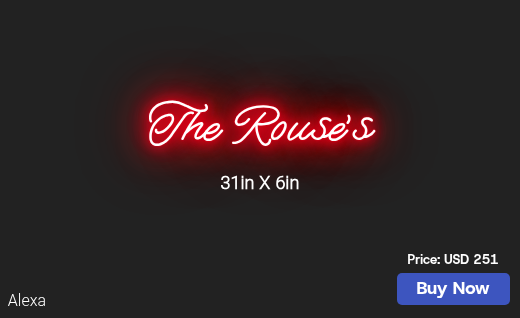 CUSTOM NEON SIGN FOR Ehorn9945