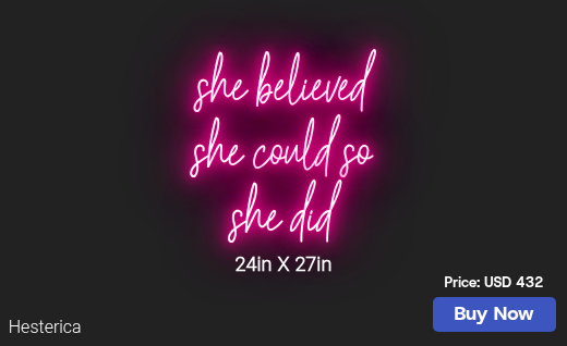 CUSTOM NEON SIGN FOR Debbie Morales