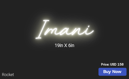 CUSTOM NEON SIGN FOR Anakaleaohana808
