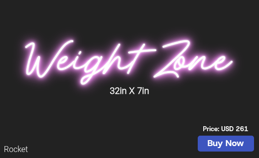 CUSTOM NEON SIGN FOR Aayogandfitness